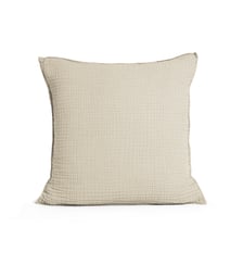 Housse de coussin en gaze de coton, SIMPLEMENT GAUFRÉ Blanc Cerise