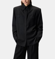 Surchemise stretch avec poches poitrine Pinko