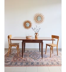 Table à manger en bois Karla N°1192- Produit chiné Debongout