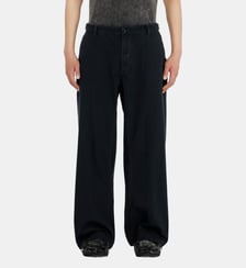 Pantalon en ripstop de coton avec boucles latérales Diesel