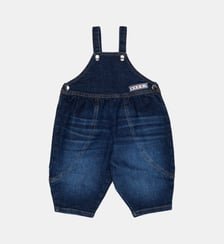 Salopette en denim avec logo Marni