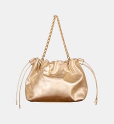 Sac Doré En Cuir Voltaire Mini Maison 123