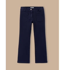 Pantalon flare Fille en twill Cyrillus