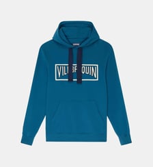 Sweat à capuche en coton uni Vilebrequin