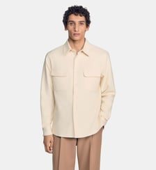 Chemise en flanelle de coton Sandro
