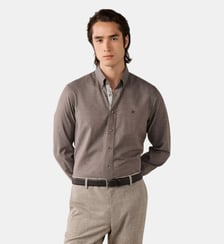 Chemise Coupe Ajustée Flanelle Multi Passepoils Hackett London
