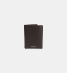 Portefeuille vertical en cuir de vachette Biarritz Serge Blanco