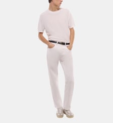 Pantalon 5 poches en twill de coton Fursac