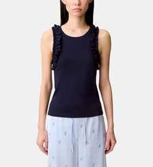 T-shirt brodé coton Claudie Pierlot
