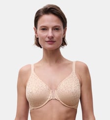 Soutien-gorge moulé emboîtant ouverture devant maille douce Chantelle
