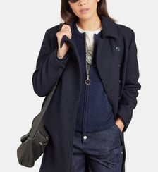 cardigan Zip en cachemire marron Agnès b.