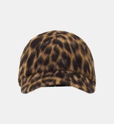 Casquette Imprimée Léopard Lanvin