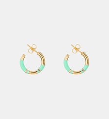 Mini Créoles Positano Turquoise Aurélie Bidermann