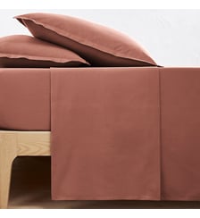 Drap plat uni en percale de coton, 80 fils La Redoute Interieurs