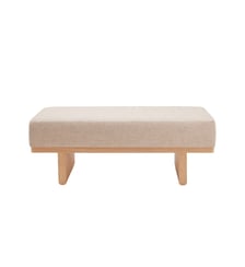Banc ANCA  Bois et tissu naturel Madura