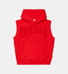 Sweat-shirt sans manches avec logo Diesel Kids