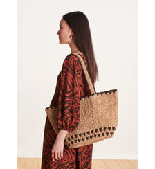 Panier en raphia La Fée Maraboutée
