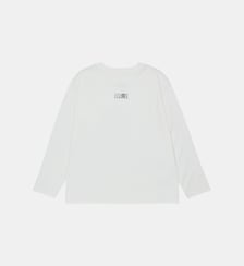 T-shirt à manches longues avec logo MM6 Maison Margiela