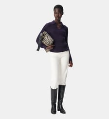 Pull tricot mouliné goutte devant Ikks