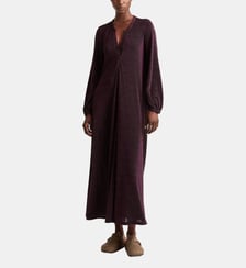 Robe amede en jersey lurex uni Momonì