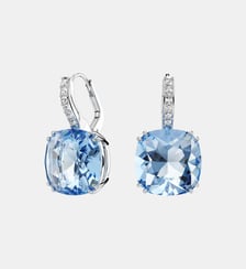 Pendants d'oreilles Millenia, Taille coussin, Doré à l’or 18 carats (750/1000) Swarovski