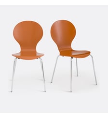 Lot de 2 chaises empilables La Redoute Interieurs