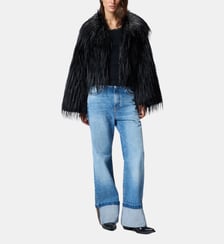 Caban en fourrure synthétique Pinko