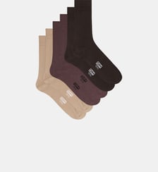 Lot de 3 Paires de Mi-Chaussettes Basique Coton Dim