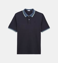 Polo droit en coton piqué Serge Blanco