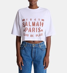 T-shirt imprimé Balmain Plage Balmain