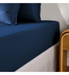 Drap housse percale coton, bonnet 35cm, Scenario La Redoute Interieurs