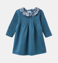Robe tricot col Liberty Cyrillus