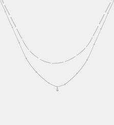Collier États d'Âme en Argent La Garçonne Diamant