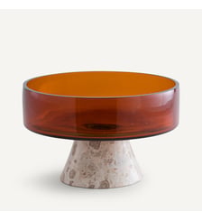 Coupelle en verre et marbre AM.PM