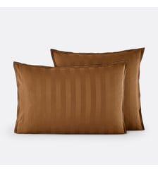 Taie d'oreiller en satin de coton lavé, 118 fils La Redoute Interieurs