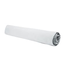 Drap housse en percale de coton lavé, DOUCEUR LAVÉE Blanc Cerise