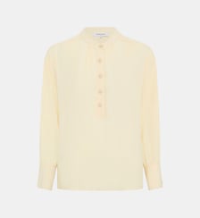 Blouse fluide à col tunisien - CEZANNE Gerard Darel