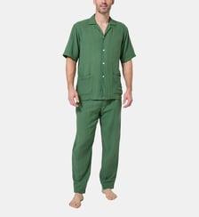 Pyjama boutonné en gaze de coton - Mousse Arthur
