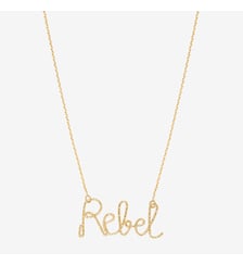 Collier doré rebel - bling Caroline Najman
