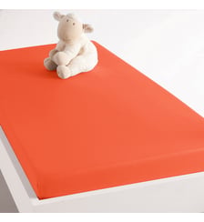 Drap housse enfant uni en polycoton La Redoute Interieurs