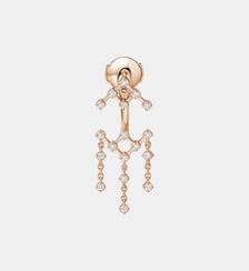 Gypsy boucle d'oreille unique détachable en or rose Djula