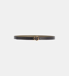 Fine ceinture réversible en cuir de 2 cm Pinko