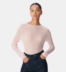 Pull col rond tricot fin 100% laine Ikks