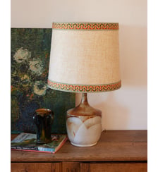 Lampe seventies en céramique Julia N°1051- Produit chiné Debongout