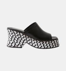 Mules tressées bicolores Claudie Pierlot