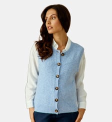 Gilet col rond uni MORINI La Petite Etoile