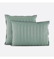 Taie d'oreiller en satin de coton lavé, 118 fils La Redoute Interieurs