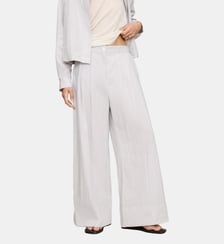 Pantalon en coton biologique à double pince Adolfo Dominguez