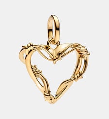 Charm Pendant Cœur Fil de Fer Pandora
