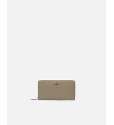 Portefeuille à contour zippé en cuir Pinko
